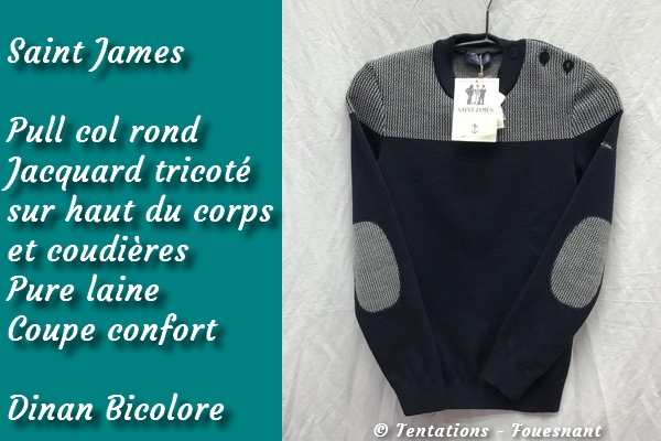 Pull DINAN BICOLORE SAINT JAMES